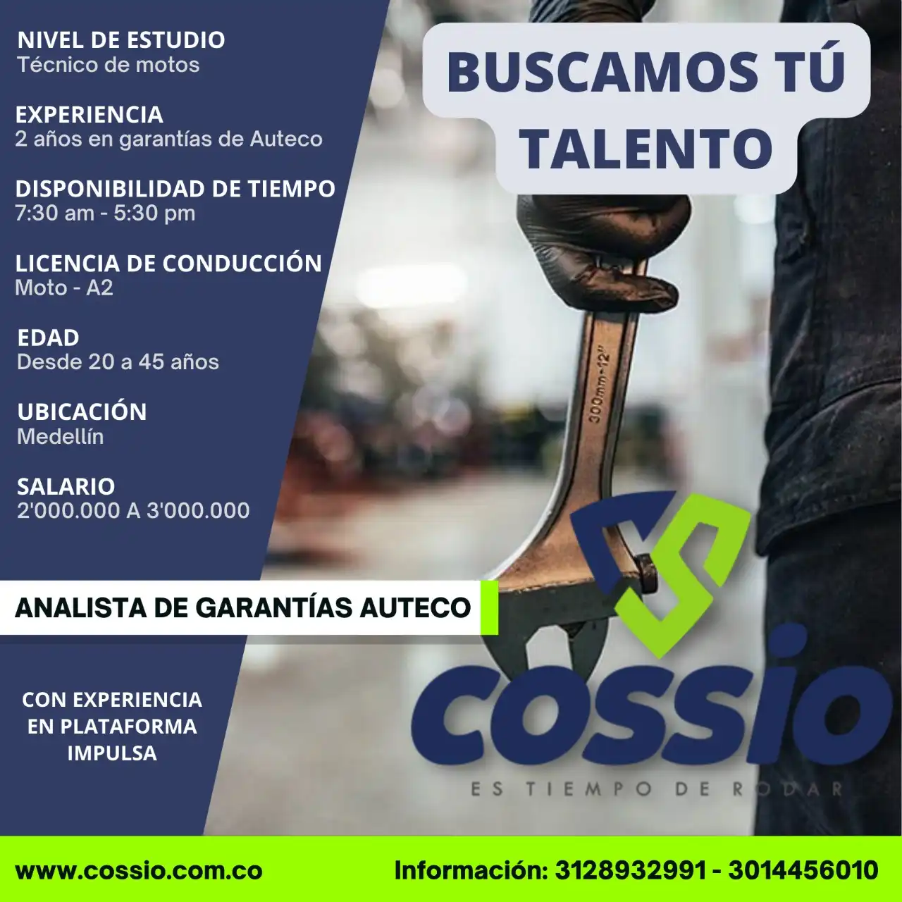 Vacante Laboral Buscamos tu talento Analista de garantías Auteco